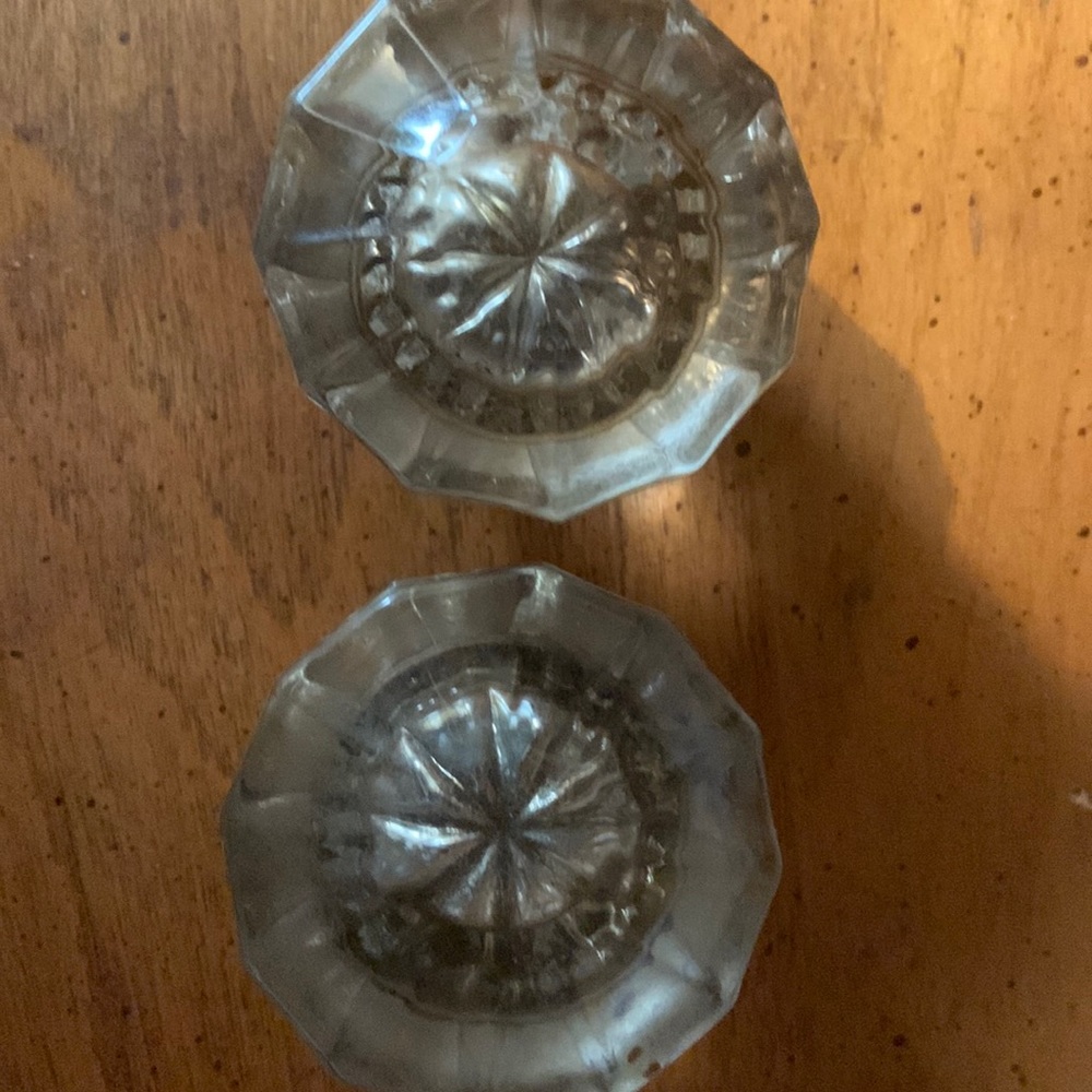 Glass door knobs